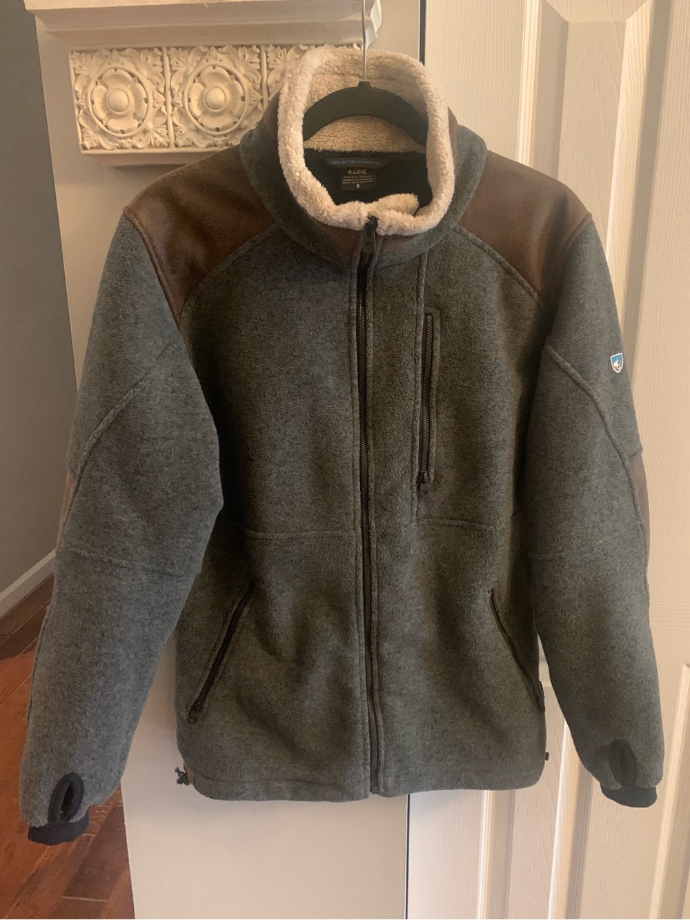 Kuhl Men's Gray Fleece Jacket - S